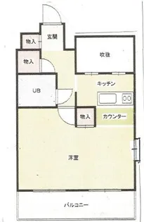 サンコーロイヤル【6階】の間取り