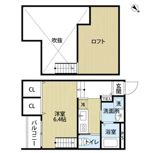 トトロ大橋【1階】の間取り