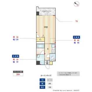 エムティースクエア吉塚駅前【2階】の間取り