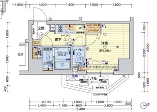 レオンコンフォート池田山【9階】の間取り