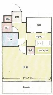 サンコーロイヤル【4階】の間取り