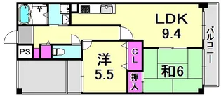 ユーコート武庫之荘【3階】の間取り