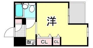 ラ・フェ・ブランシュ岡本【2階】の間取り
