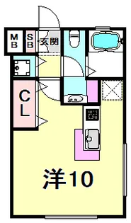 ブリストル【1階】の間取り