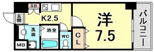 アドバンス神戸グルーブ【4階】の間取り