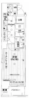 エイペックス梅田東【3階】の間取り