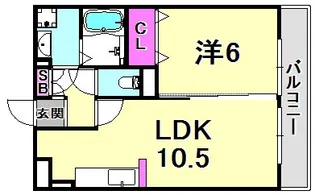 ナイスコートⅡ【1階】の間取り
