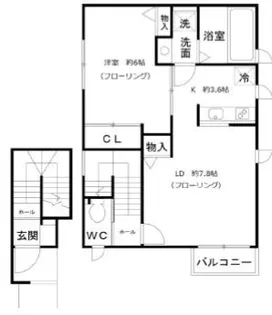 Casa Lindaの間取り