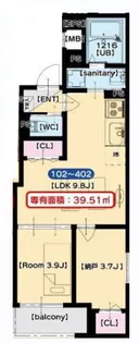 CALME【1階】の間取り