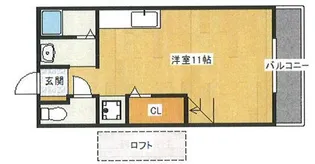 クレアハイム大谷【2階】の間取り