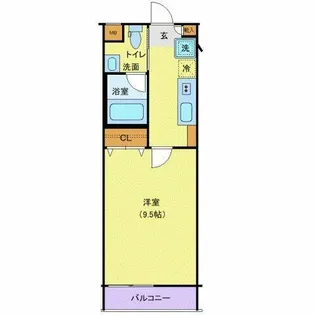 メイクスデザイン用賀【1階】の間取り