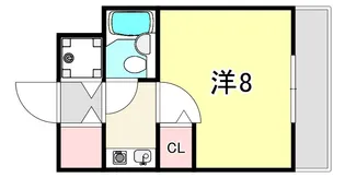 サンプラザ三宮【10階】の間取り