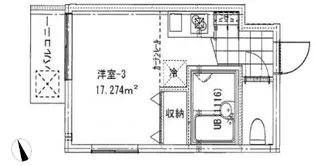 ランドヒル恵比寿【2階】の間取り