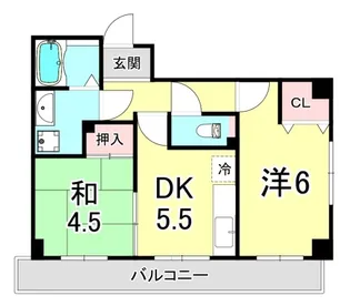 ハーバー壱番館【2階】の間取り