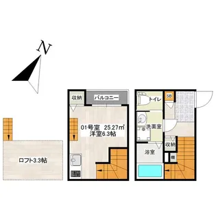 MYレジデンス博多駅【1階】の間取り