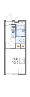 レオパレスマリーナ深江【1階】の間取り