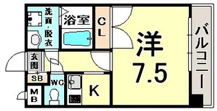 ラ・コート・ドール新神戸【2階】の間取り