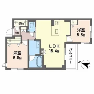 グランメゾン本山【3階】の間取り