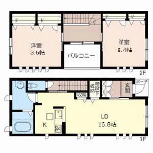 ロイヤルコート茶屋の間取り