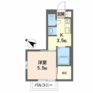 ラ・ピエール【2階】の間取り