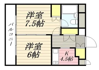 メゾン・ド・セリーズ【1階】の間取り