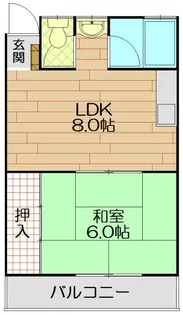 グラッツオハイツ【1階】の間取り