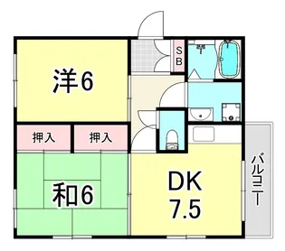 ニューウェーブ【3階】の間取り