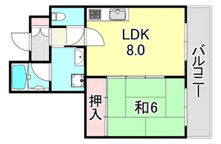 インテリアハシモトビル【4階】の間取り