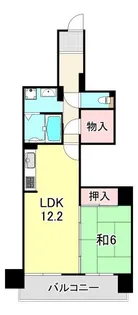 HAT神戸・脇の浜 18号棟【8階】の間取り