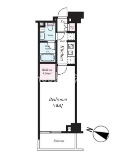 Grace Court Meguro【2階】の間取り