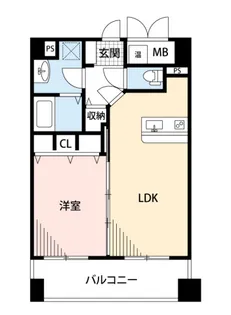 モンルポ博多駅東【5階】の間取り