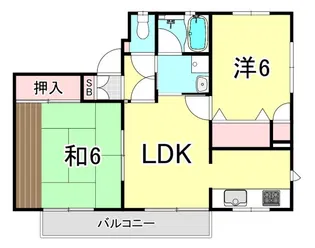 アイビー館【1階】の間取り