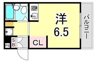 ロイヤルメゾン香櫨園【2階】の間取り
