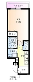 フジパレス西宮甲東園Ⅱ番館【2階】の間取り