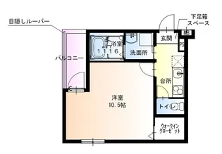 フジパレス西宮甲東園Ⅰ番館【3階】の間取り