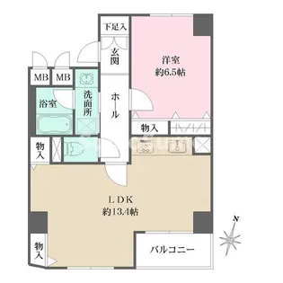 ダイヤハイツ自由が丘【4階】の間取り