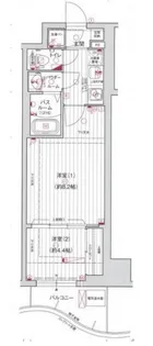 エグゼ難波東【5階】の間取り