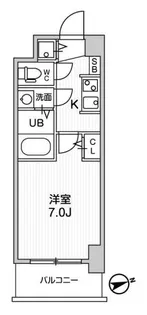 Fortuney北堀江【10階】の間取り