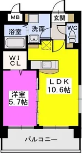 アルティメゾン博多【4階】の間取り