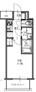 S-RESIDENCE南堀江【13階】の間取り