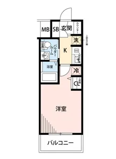 エステムプラザ神戸三宮ルクシア【10階】の間取り