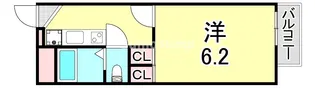 レオパレスアクティⅢ【1階】の間取り