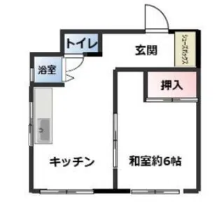 谷田ビル【4階】の間取り