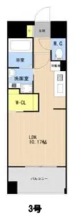 LIBTH博多駅南Ⅵ【2階】の間取り