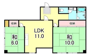 大谷サンクレバー【3階】の間取り