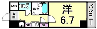 ロイヤルヒル神戸三ノ宮Ⅱ【3階】の間取り