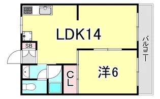 ベル・セゾン【3階】の間取り