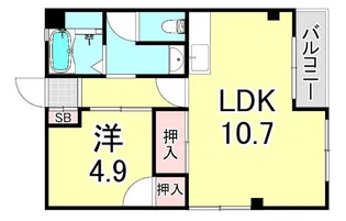 甲武ビル【4階】の間取り