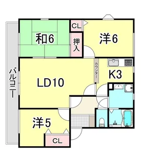 ユートピア20B棟【2階】の間取り