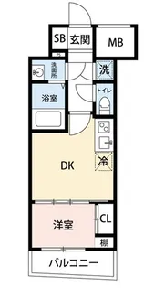 SERENiTE本町reflet【3階】の間取り